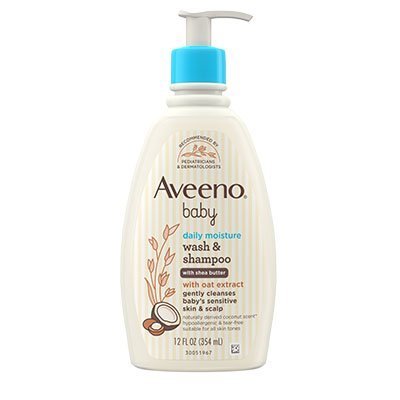 Aveeno Baby Daily Moisture 2-in-1 Body Wash & Shampoo 12 fl oz