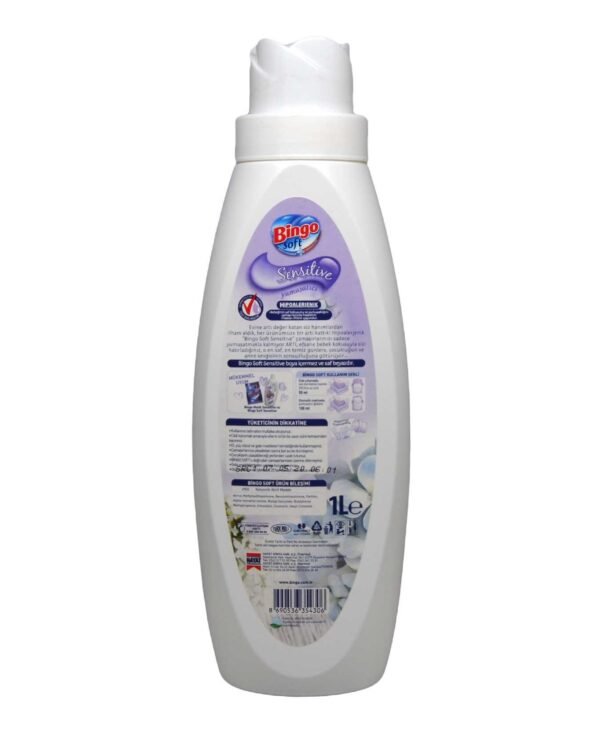 Bingo Soft Laundry Softener 1 lt Sensitive 2