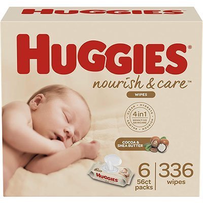 Huggies Nourish Scented Baby Wipes