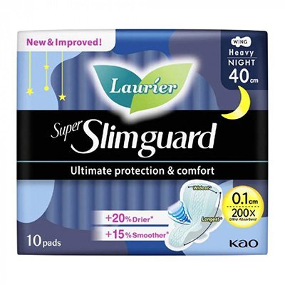 Laurier Slimguard Heavy Night Wing 40cm - Carton