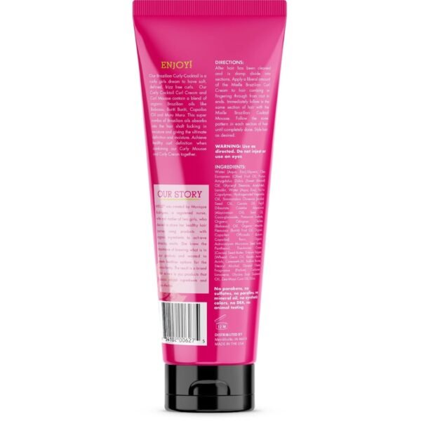 Mielle Brazilian Curly Cocktail Curl Cream 7.5 oz 2