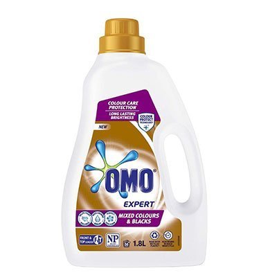 OMO Expert Mixed Colours & Black Front & Top Loader Laundry Liquid - 1.8L