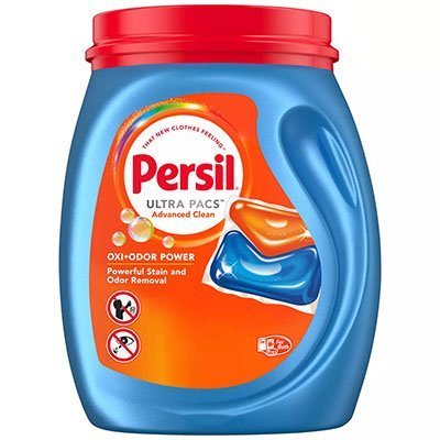 Persil Ultra Pacs Advanced Clean Oxi+Odor Power Laundry Detergent