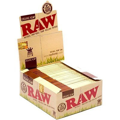 Raw Rolling Papers Organic Hemp King Size Slim 50-ct