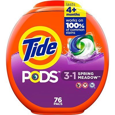 Tide PODS Liquid Laundry Detergent Soap Pacs Spring Meadow Scent